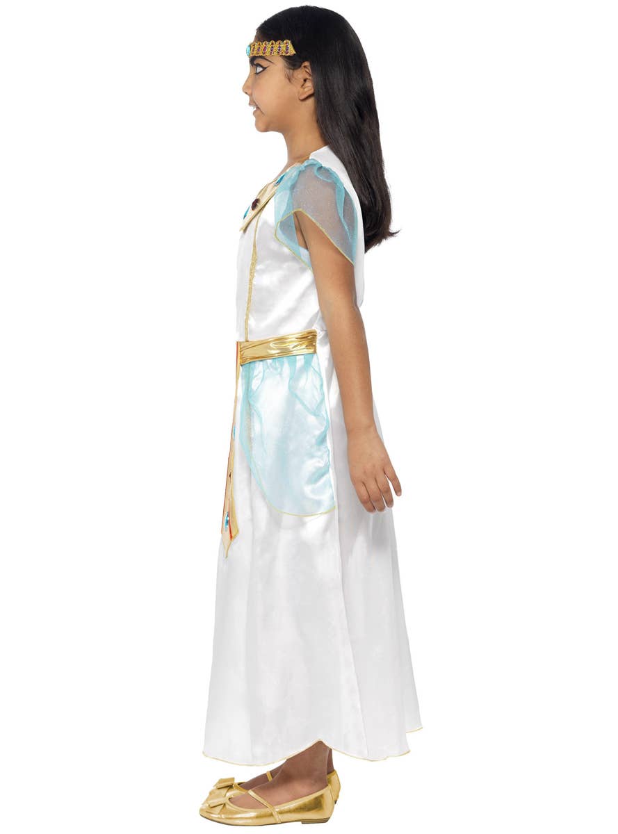 Egyptian Queen Girl's Cleopatra Costume Side View