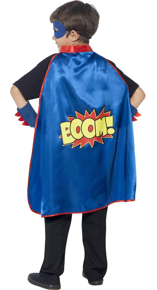 Image of Superhero Boys Costume Accessory Kit - Back Image