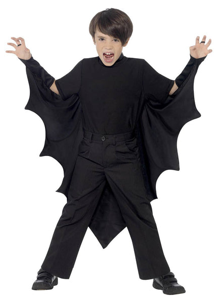 Image of Vampire Bat Wings Boys Cape Costume Accessory