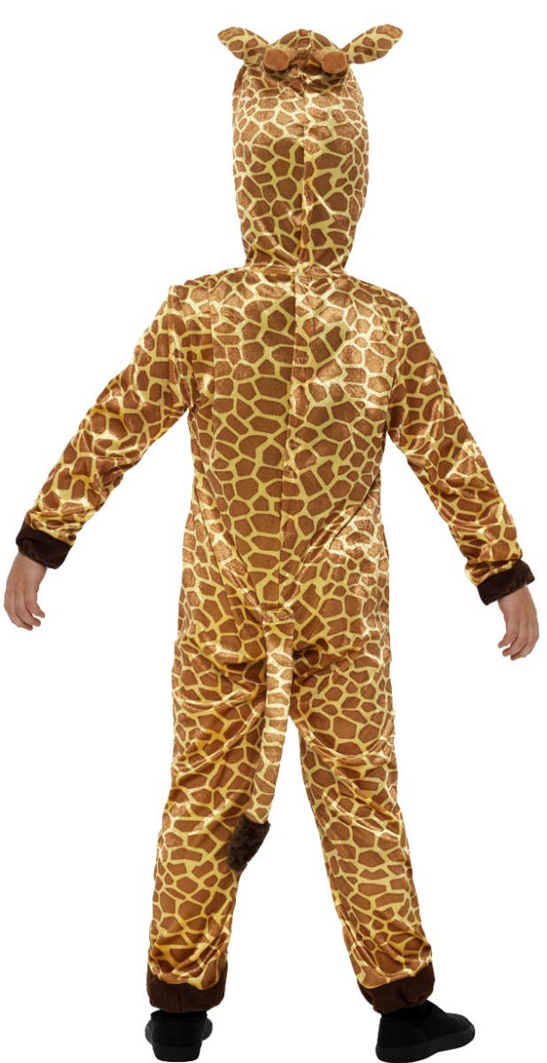 Kids Giraffe Animal Onesie Book Week Fancy Dress Costume Back