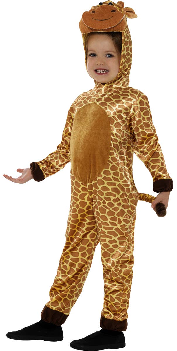Kids Giraffe Animal Onesie Book Week Fancy Dress Costume Side