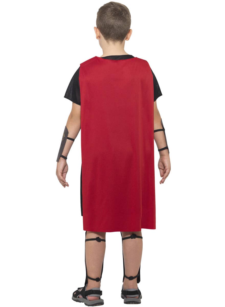 Roman Gladiator Boys Ancient Times Costume - Back Image