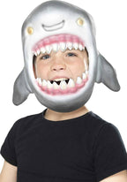Great White Shark Kids Book Week Costume Mask Front View