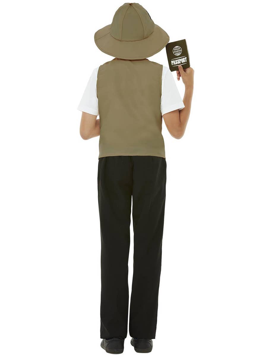 Image of Outback Explorer Boys Safari Costume Kit - Back Image