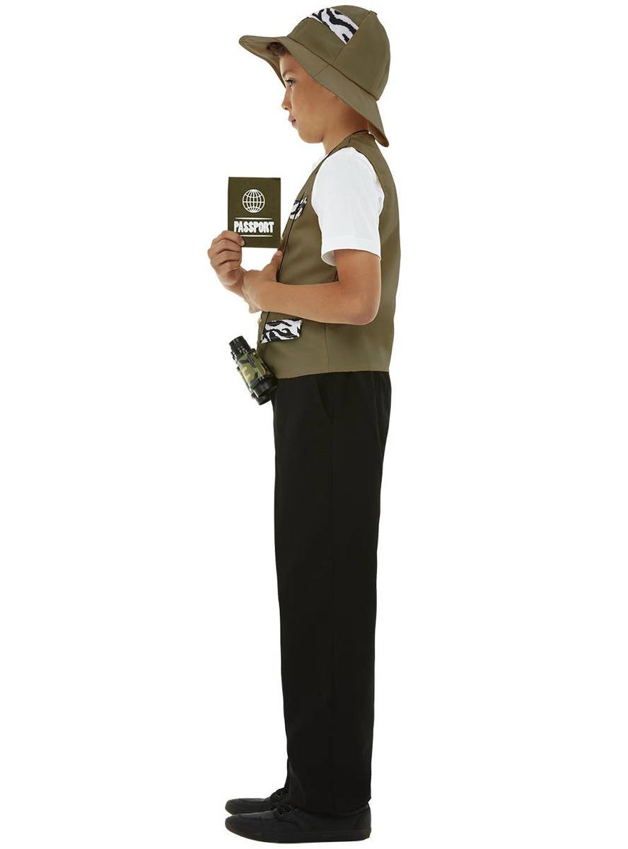 Image of Outback Explorer Boys Safari Costume Kit - Side Image