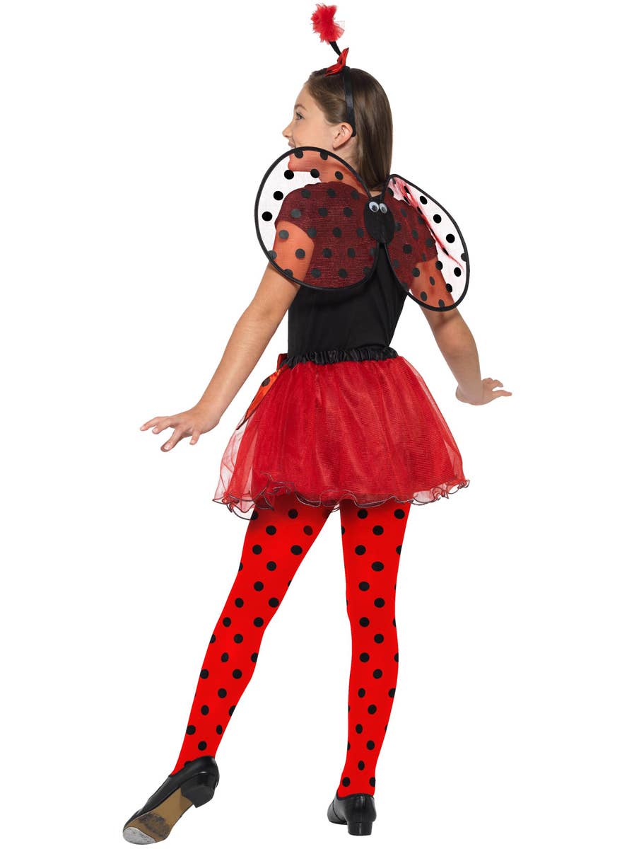 Polka Dot Ladybug Girl's Cute Animal Costume - Side Image