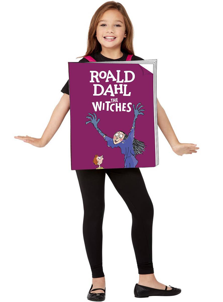 Kids The Witches Roald Dahl Book Cover Costume - Alternate Image