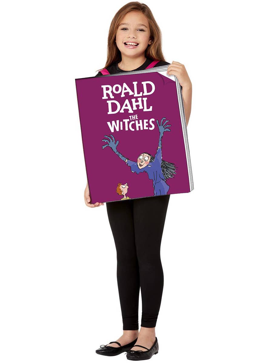 Kids The Witches Roald Dahl Book Cover Costume - Front Image