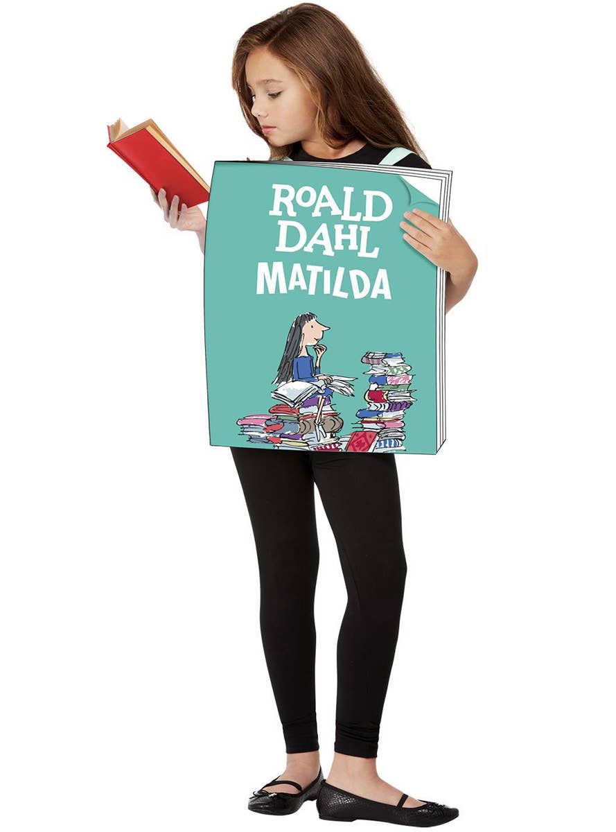 Kids Matilda Roald Dahl Book Cover Costume - Alternate Image