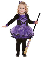 Purple Star Witch Costume for Toddlers - Main Image