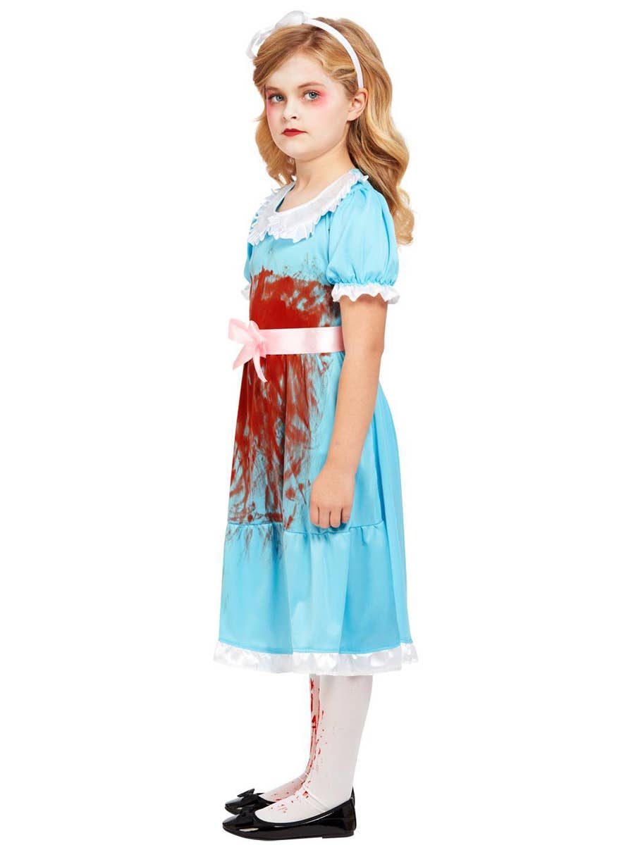 Girls Shining Twin Halloween Costume - Side Image