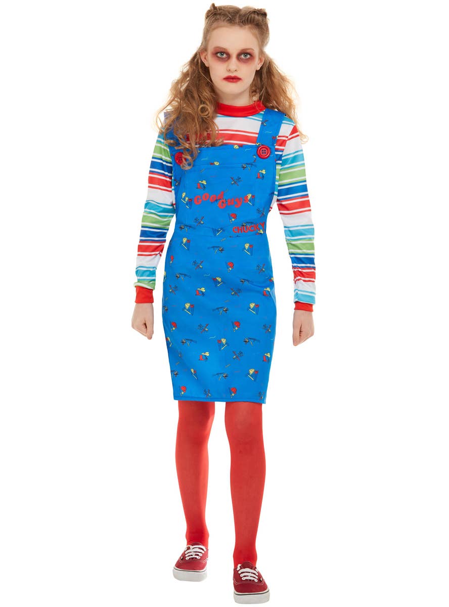 Teen Girls Chucky Halloween Costume - Main Image