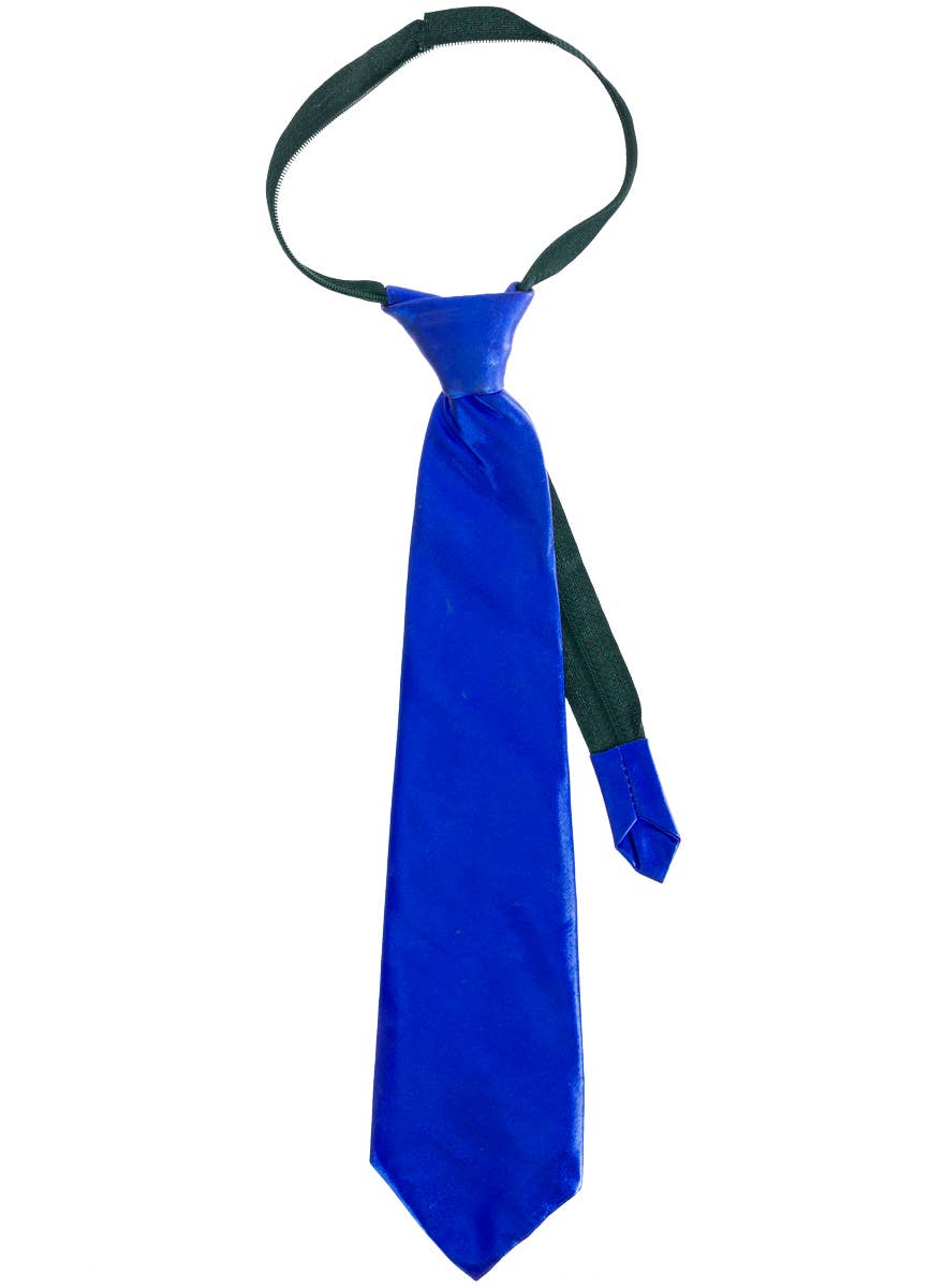 Metallic Blue Costume Neck Tie