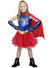 Red and Blue Super Girl Costume for Girls