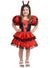 Red and Black Ladybug Girl's Costume - Main Image