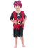 Toddler Boys Red and Black Pirate Costume