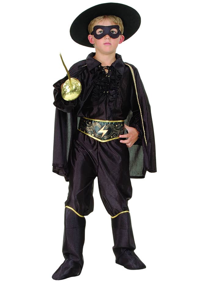 Boys Zorro Fancy Dress Costume | Zorro Dress Up Costume for Boys