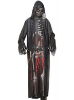 Boys Grim Reaper Photo Real Printed Halloween Costume - Main Image