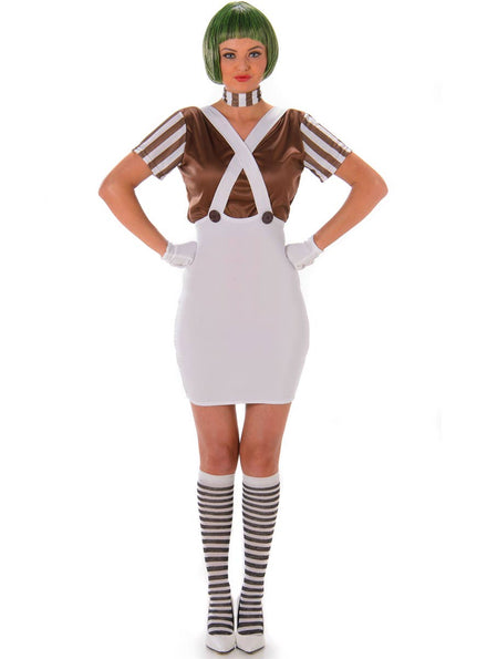 Brown Candy Maker Women's Fancy Dress Costume Main Image