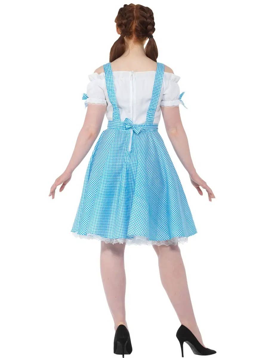 Image of Darling Dorothy Women's Plus Size Wizard of Oz Costume - Back View