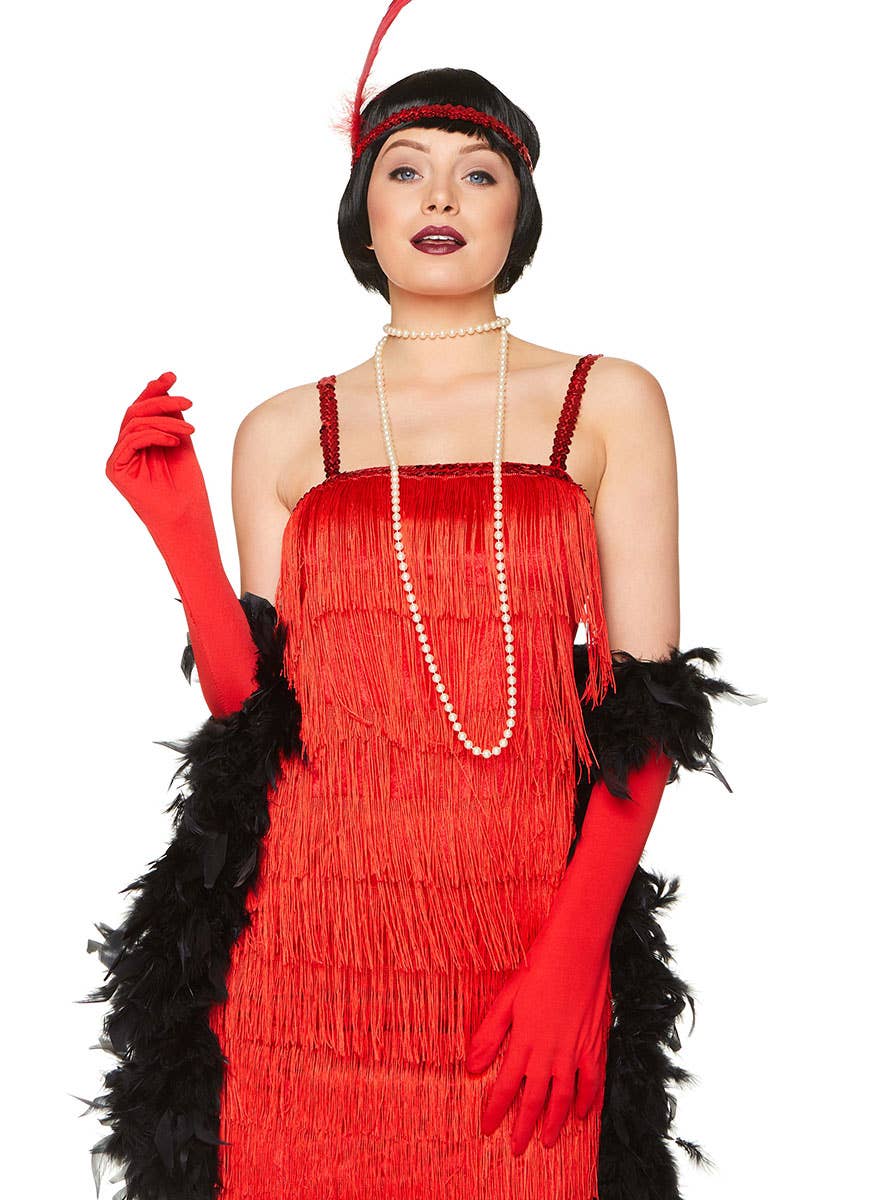 Great Gatsby Women's 1920s Red Flapper Dress Costume
Close Image