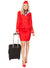 Retro Red 40's Flight Attendant Costume for Women - Main Image