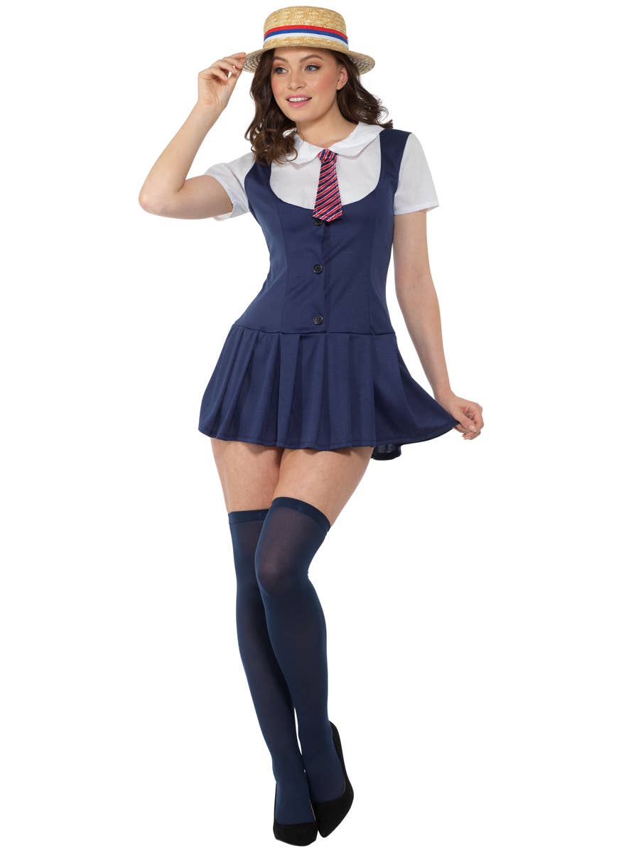 Women's Preppy School Girl Costume Alternative Image