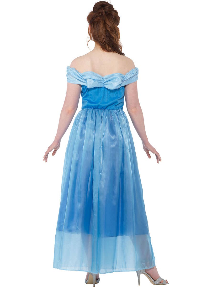 Princess Cinderella Women's Fancy Dress Costume Back Image