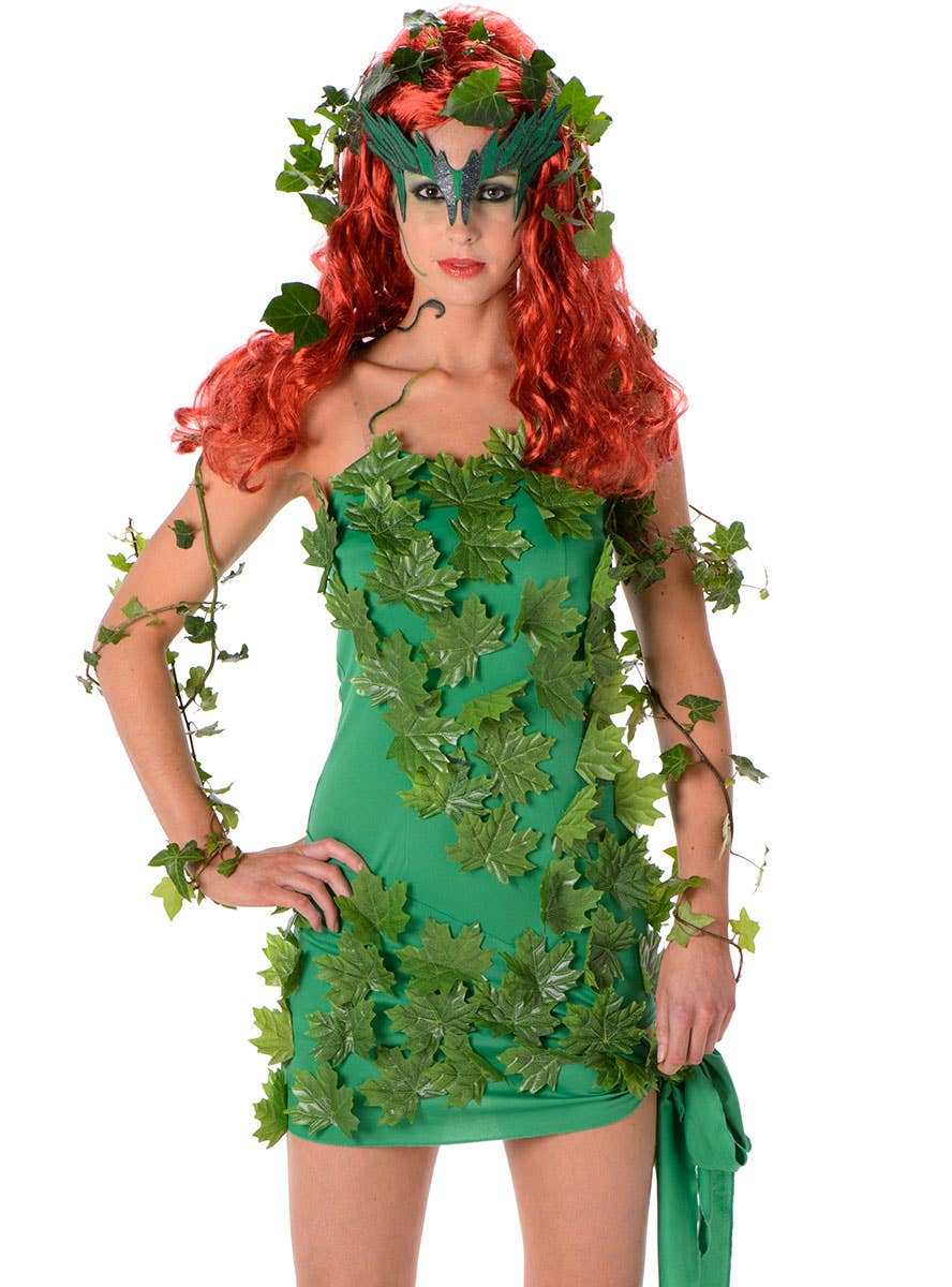 Leafy Green Women's Sexy Poison Ivy Costume Close Image