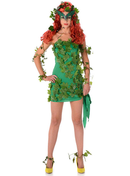 Leafy Green Women's Sexy Poison Ivy Costume Main Image