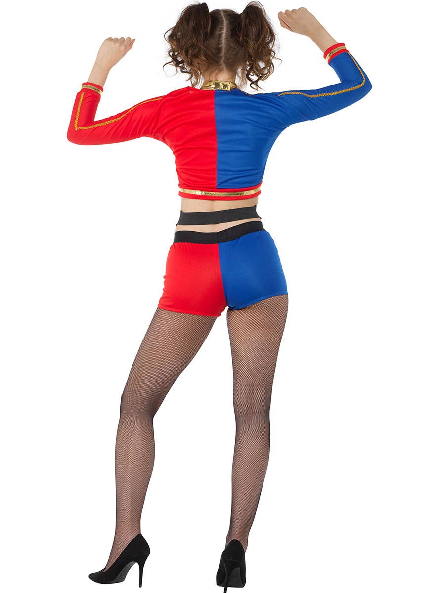 Harley Quinn Sexy Women's Halloween Costume Back Image