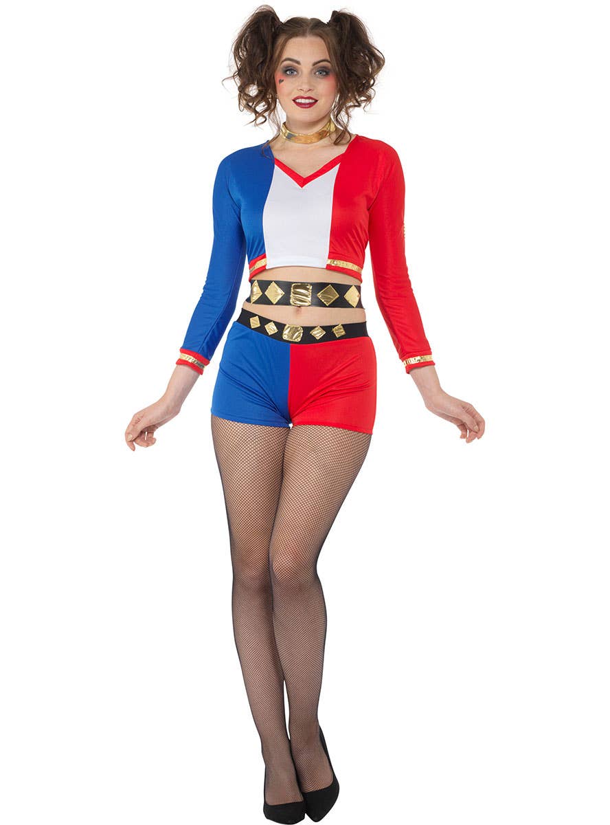 Harley Quinn Sexy Women's Halloween Costume Alternate Image 1