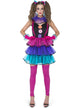 Bright and Colourful Women's Carnival Clown Circus Costume - Main Image