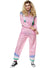 Light Pink Shell Suit Costume for Women - Front Image