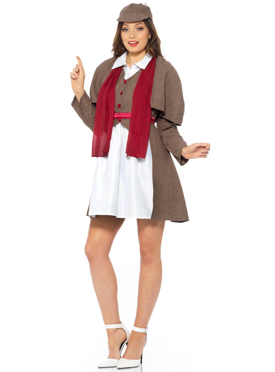 Sherlock Holmes Costume for Women - Front Image