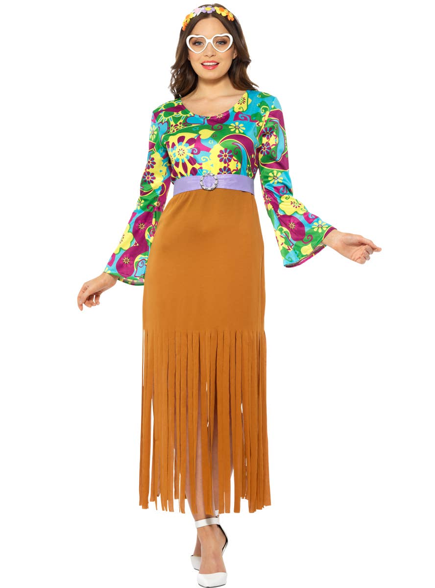 Womens Hippie Costume | Hippie Babe 1970s Costume for Women