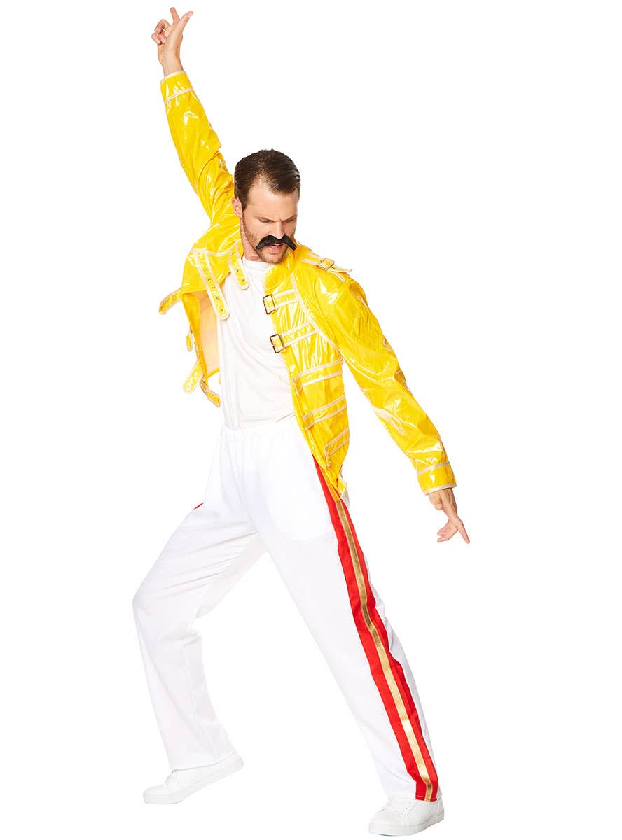 Freddie Mercury Men's 80s Fancy Dress Costume Alternate Image