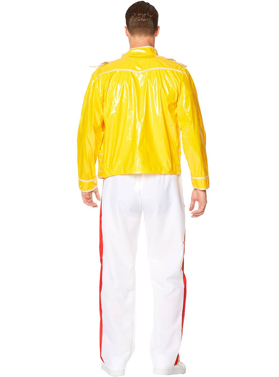 Freddie Mercury Men's 80s Fancy Dress Costume Back Image