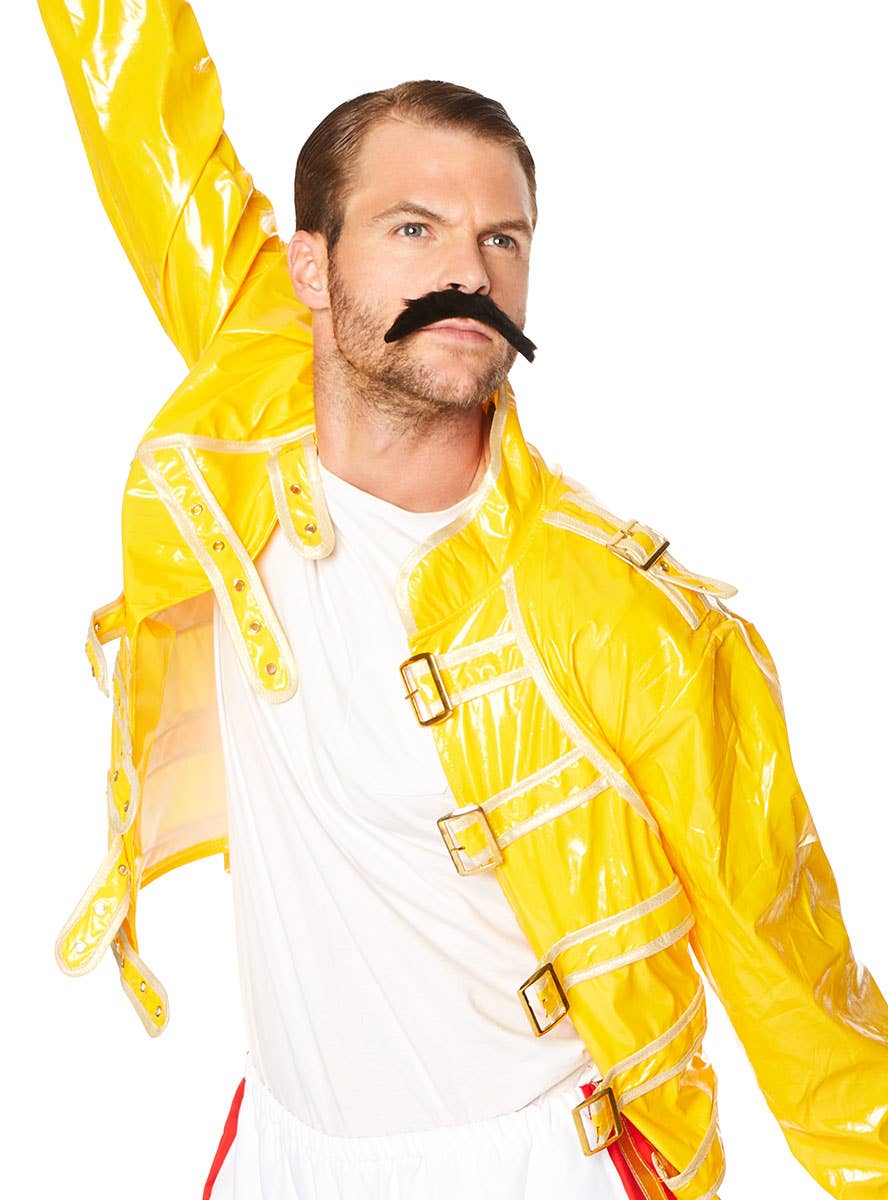 Freddie Mercury Men's 80s Fancy Dress Costume Close Image