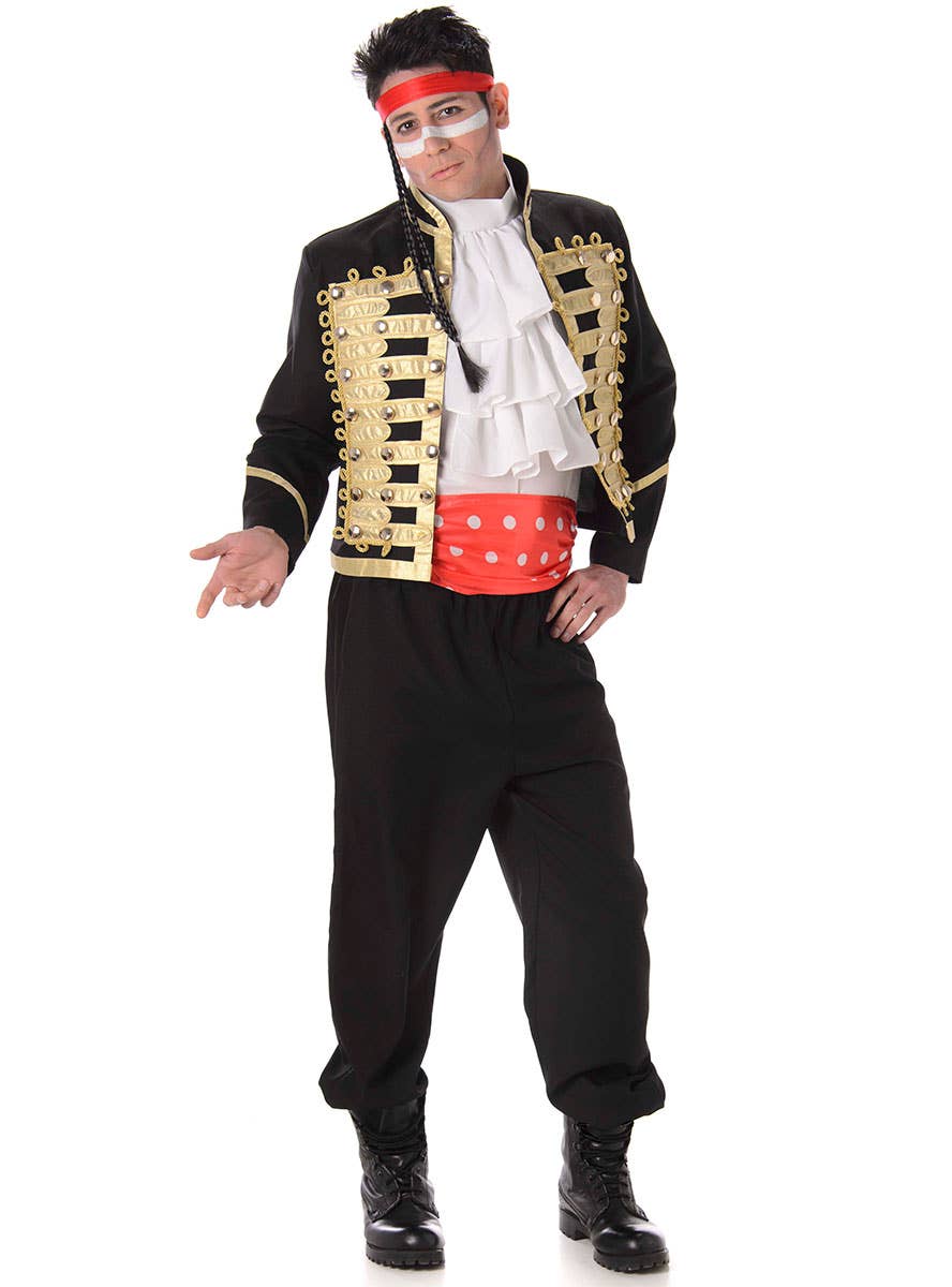 Men's Adam Ant Celebrity Costume Main Image