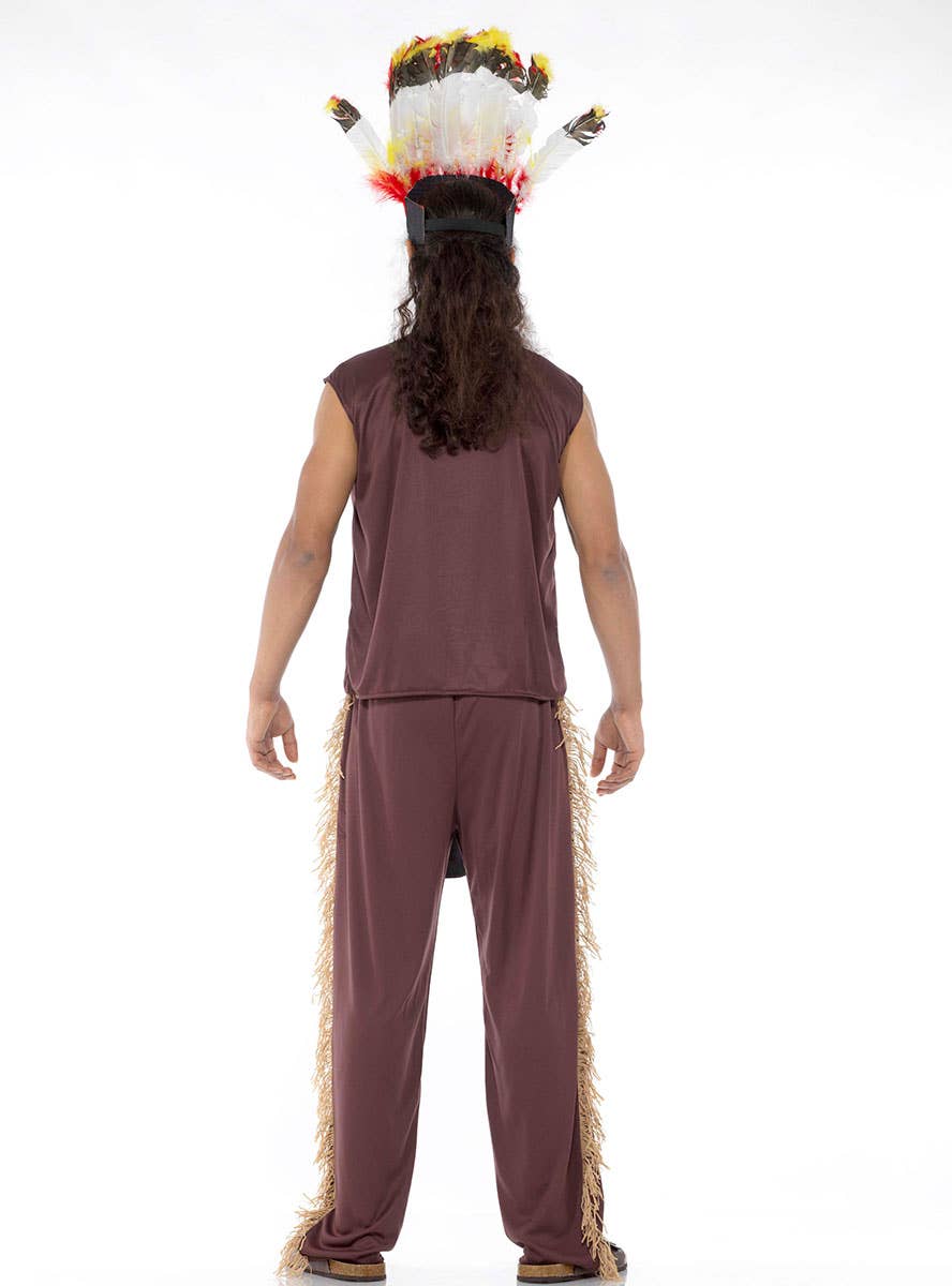 Village People Men's American Indian Costume Back Image