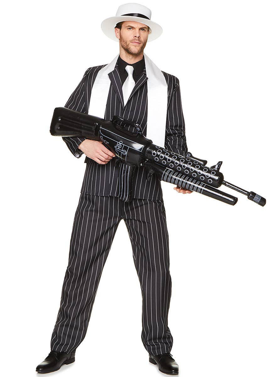 Gangster Boss Men's 20's Pinstripe Costume Suit Alternate Image