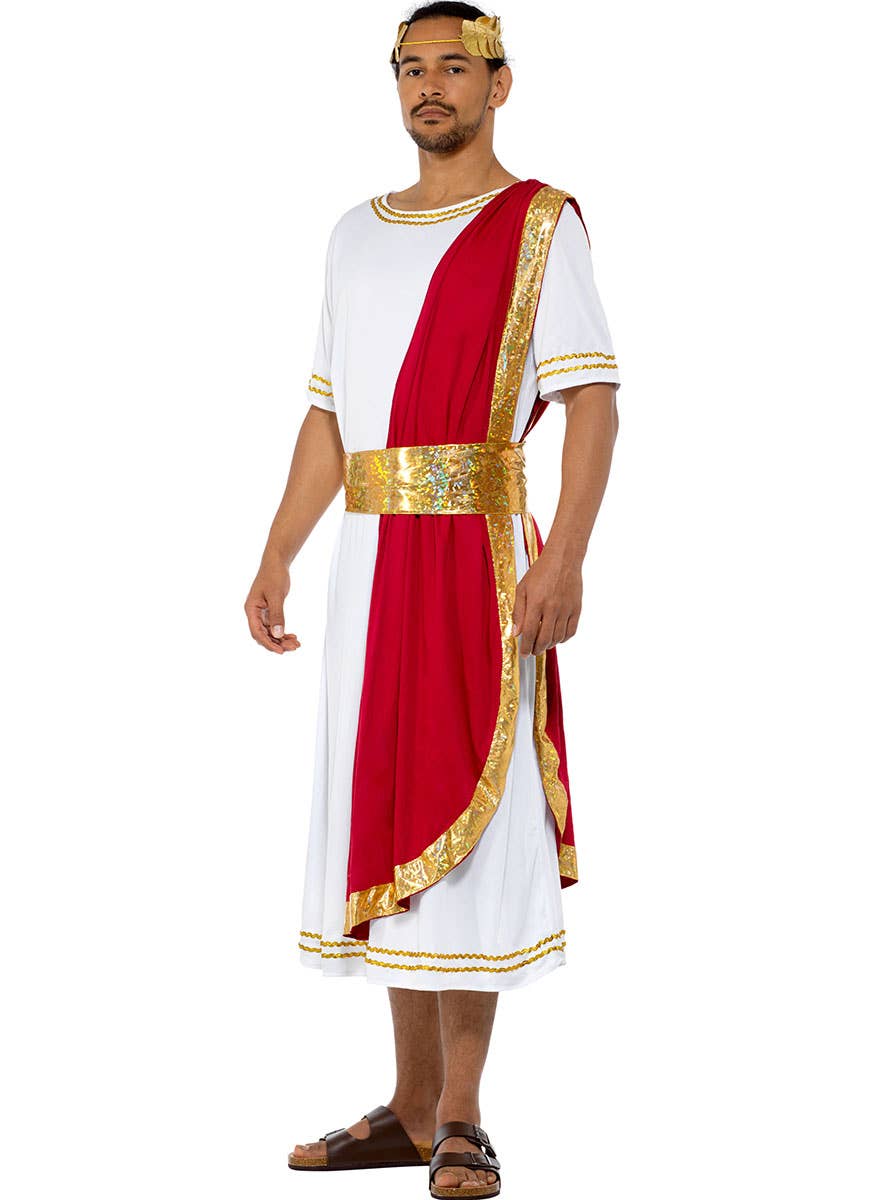 Men's Roman Emperor Toga Costume Alternate Image