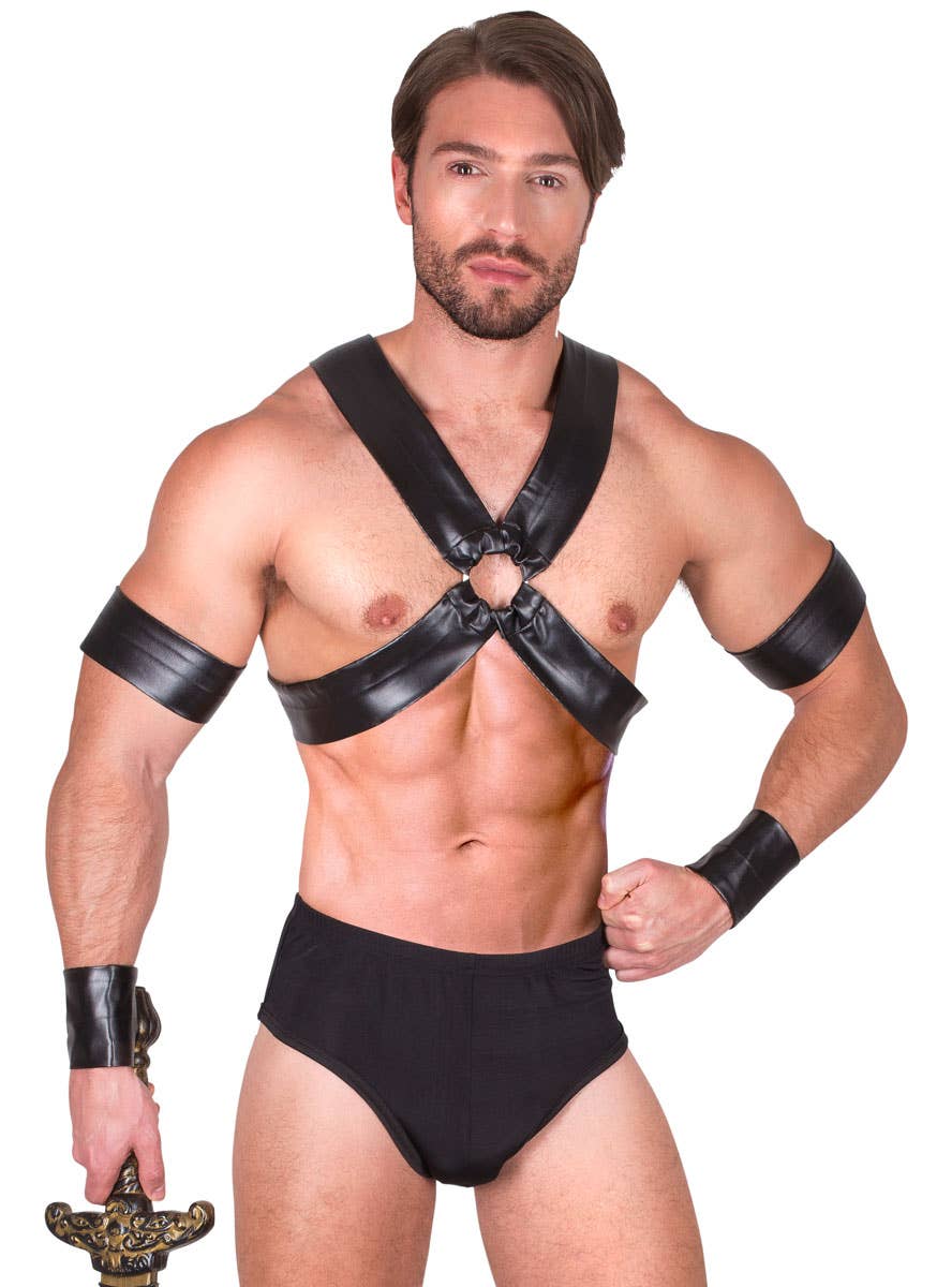 Mad Max Gladiator Costume for Men - Close Image