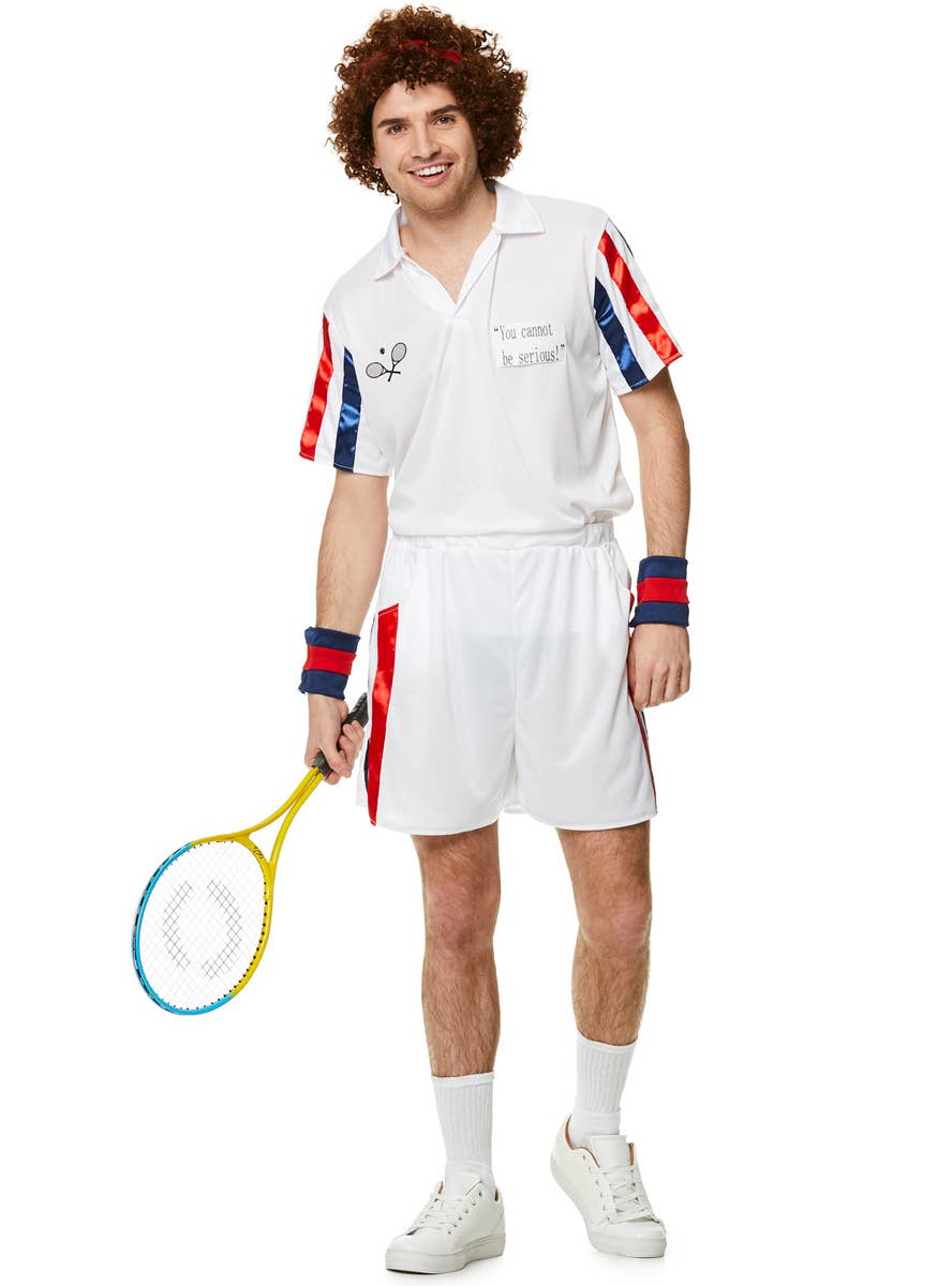 John Mcenroe Tennis Player Costume for Men - Main Image