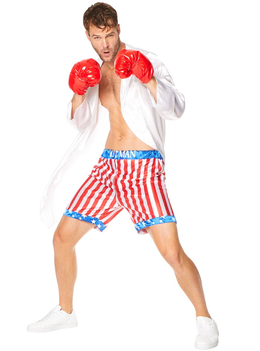 Champion Boxer Men's Costume - Front Image