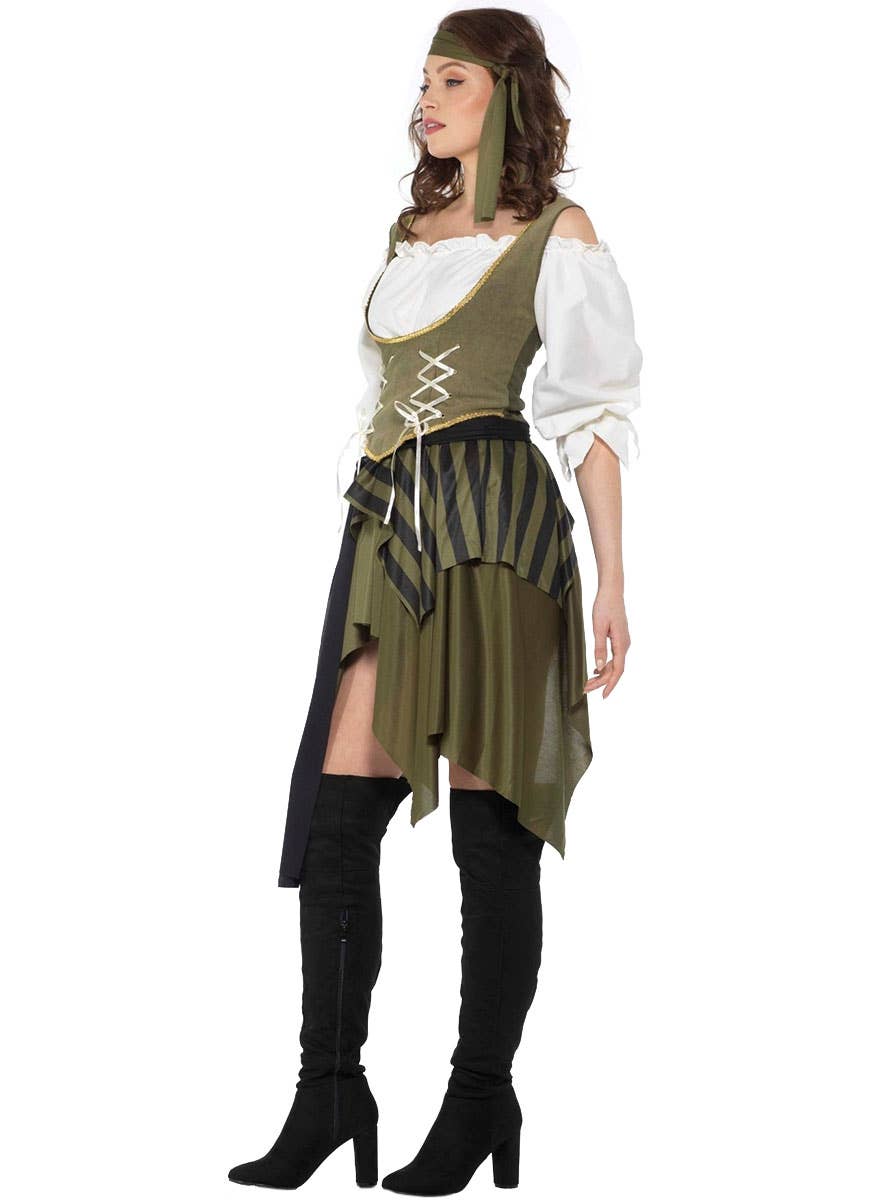 Image of Swashbuckling Pirate Women's Dress Up Costume - Side