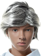 Image of Salt and Pepper Boy's Old Man Costume Wig - Front Image