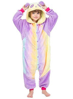 Image of Cute Rainbow Panda Kids Onesie Costume