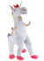 Image of Inflatable White 4 Legged Unicorn Kids Costume